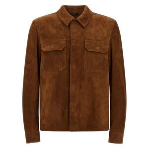 Tom Ford Brown Lamb Leather Leather Men's Jacket
